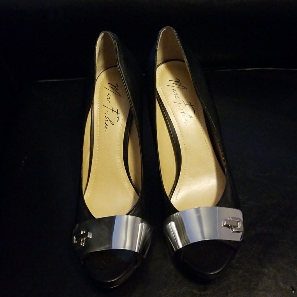 Marc Fisher Peeptoe Heels